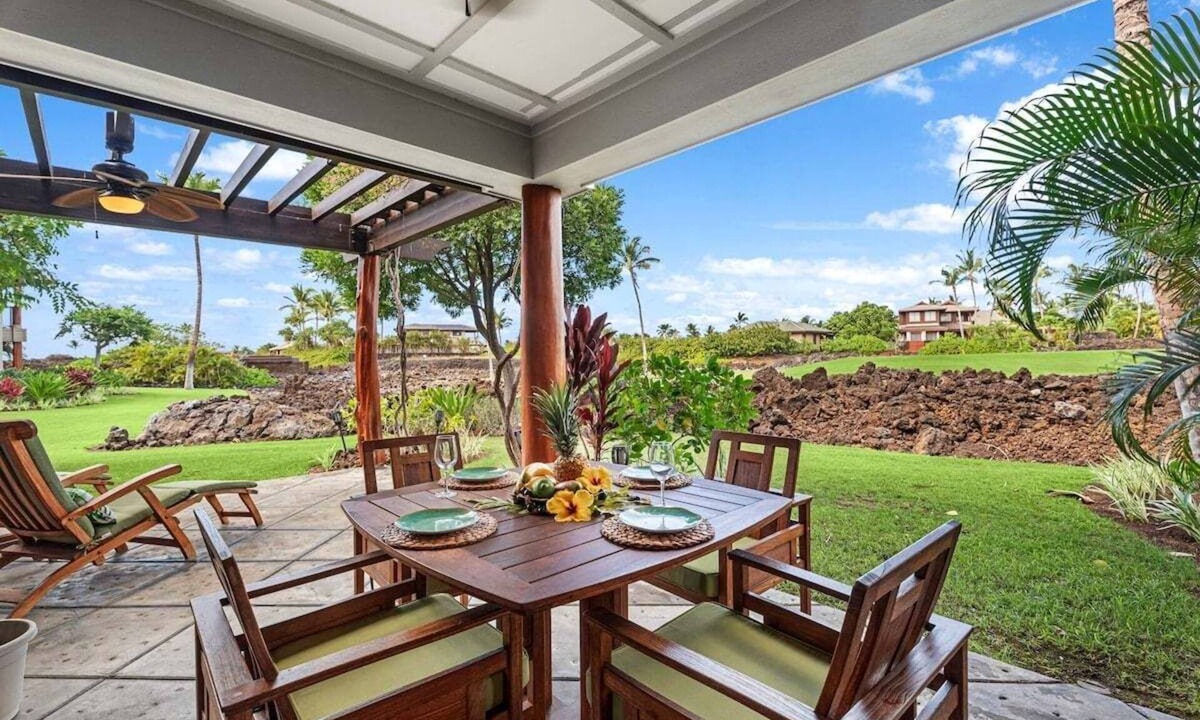 Kamuela Condo | Explore Waimea from Golf Villas G1: a luxurious 2-bedroom retreat with beach access.