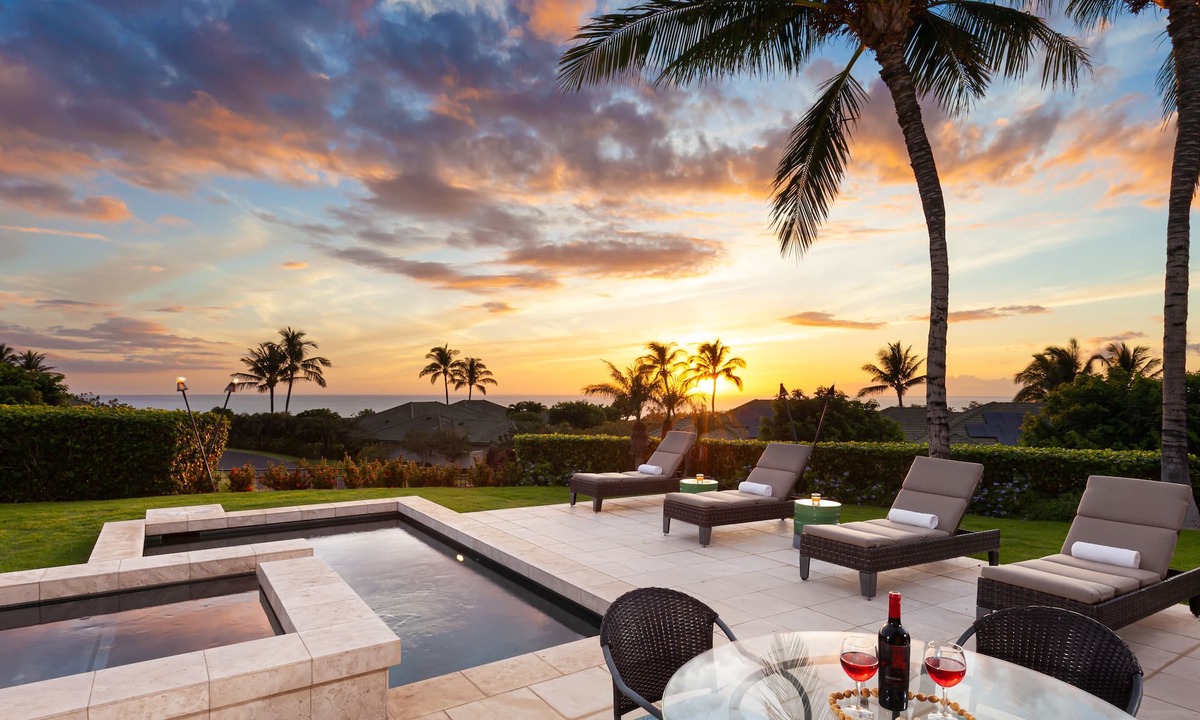 Kamuela Villa | Mauna Kea Resort Villa, Ocean Views With Pool & Spa In Backyard