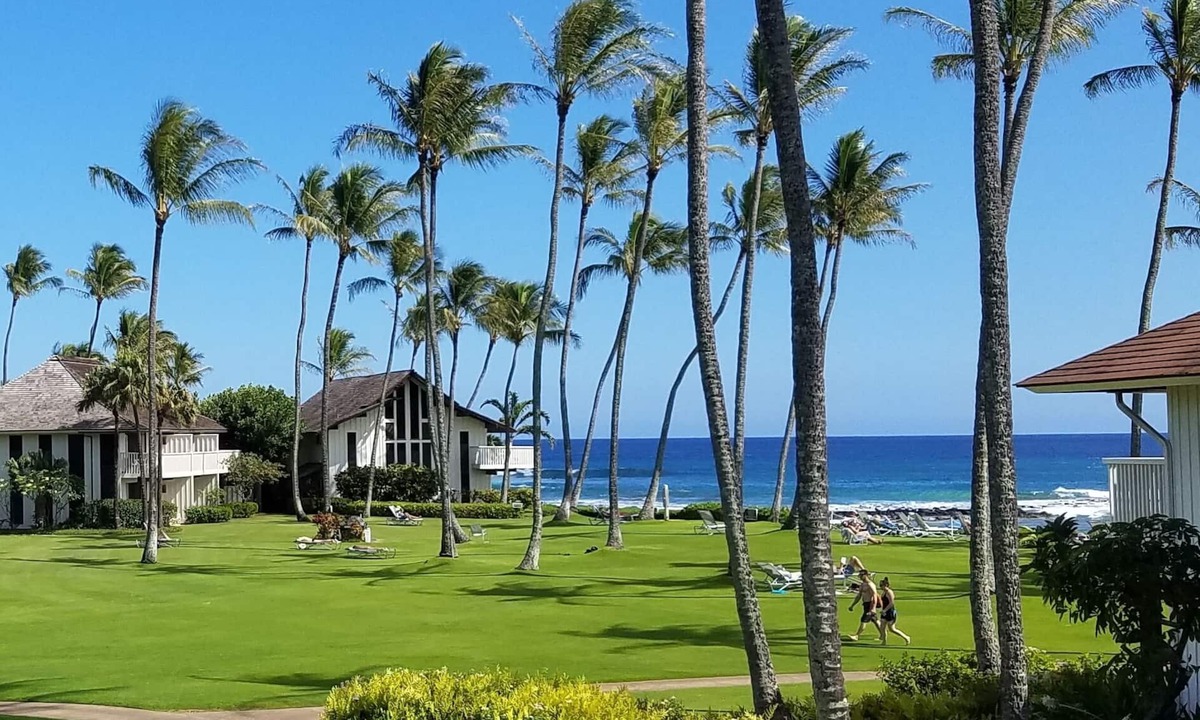 Poipu Condo | Remodeled Kiahuna Ocean View Condo with A/C, Close to the Beach! No cleaning fee