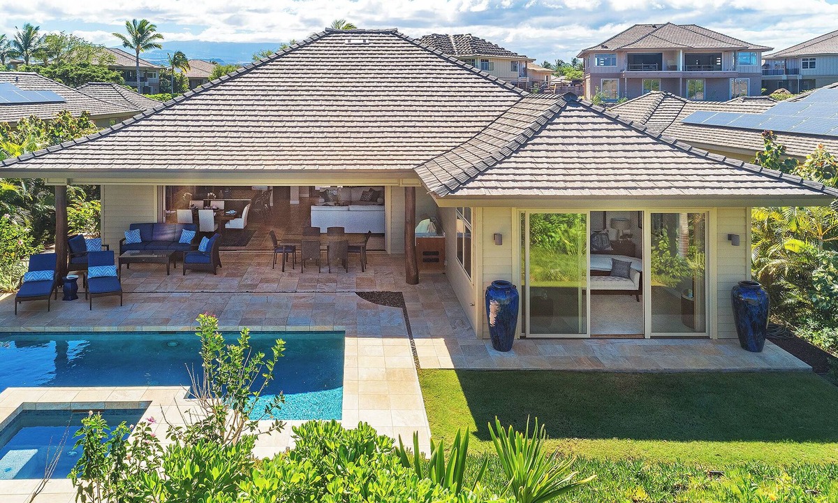 Kamuela House | The Best of Kamilo, Mauna Lani - Largest Model Home, Guest House, Pool, Spa!