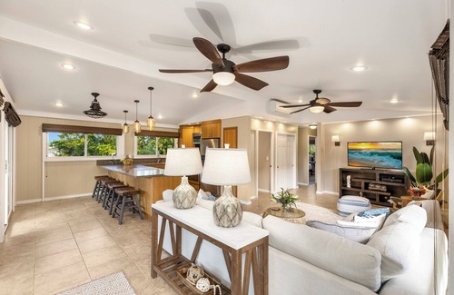 Pupukea House | Ehukai Beach Hale: Ocean View Home With A/C, Steps From Pipeline