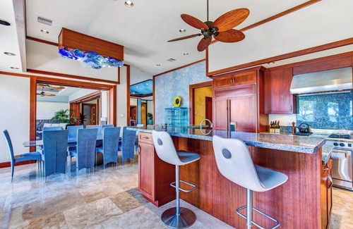 Waikoloa House | Oceanfront Estate, Steps to Ocean - Pool, Spa, Home Theater, B-Ball Court!