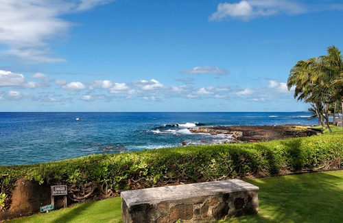 Poipu Condo | Whalers Cove #137 By Parrish Kauai: oceanfront condo w/sprawling ocean views! h