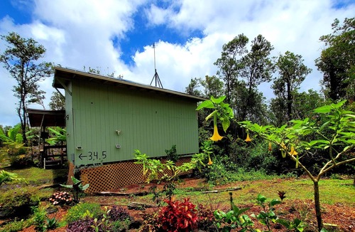 Pahoa Cabin | #4 Cabin private space in volcano with TV, Microwave and fridge