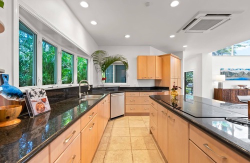 Kailua House | Beachside Kailua Beach House by Gather w/Pool & Gourmet Kitchen