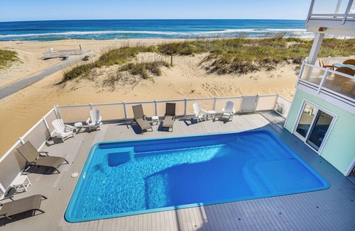 Sandbridge House | Blue Dolphin, Oceanfront Views! Sandbridge Home