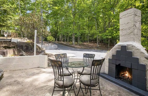 Pisgah Forest House | Boulder Ridge Mountaintop Home w/Views & Hot Tub
