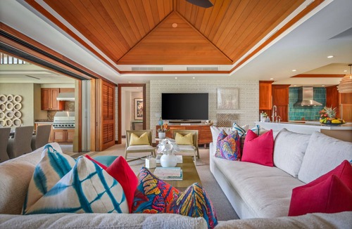 Kaupulehu House | Designer Oceanview Estate w/Pool & Spa, at Hualalai Resort: 122 Hainoa