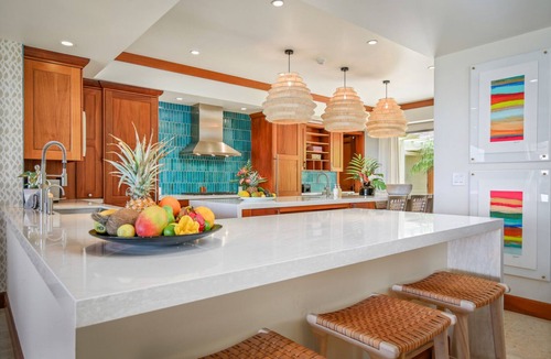 Kaupulehu House | Designer Oceanview Estate w/Pool & Spa, at Hualalai Resort: 122 Hainoa