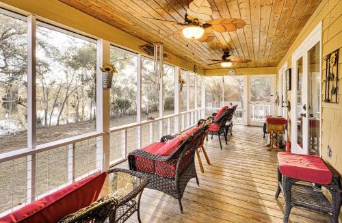 Fanning Springs House | Dog-Friendly Home w/Dock on Suwannee River!