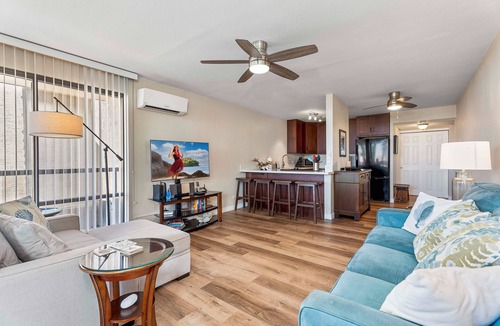 Historic Kailua Village Condo | 🏖️Easy Walk to Village | Air-Conditioning | Ocean View | WIFI