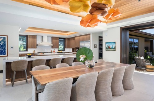 Kaupulehu House | Exquisite 4BR Ka 'Ulu Estate (102A) at Hualalai – Infinity Pool & Golf Views
