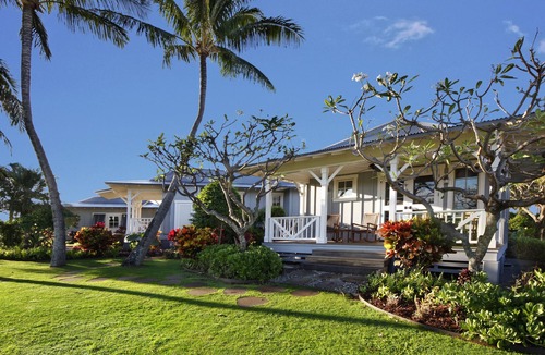 Poipu House | Honu Hale at Kukui'ula: Elegant Poipu Home w/Pool, Spa & AC