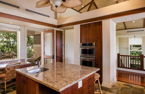 Kaupulehu Villa | Hualalai Palm Villa on 15th Green w/2 Golf Carts!