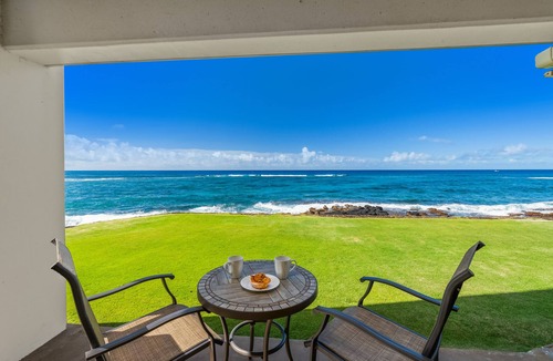 Poipu Condo | Kuhio Shores Oceanfront Corner Unit