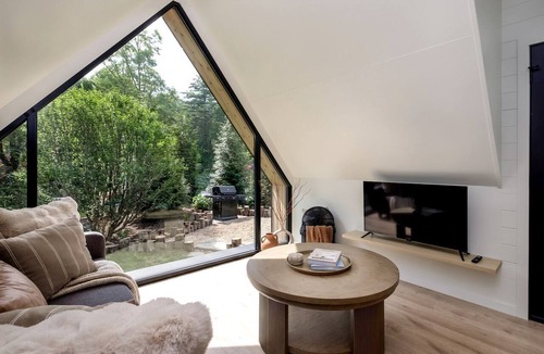 Balsam Grove Cabin | Luminous A-Frame Sanctuary near Pisgah National Forest in North Carolina
