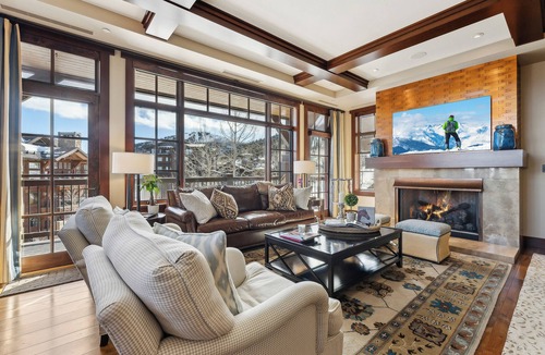 Empire Pass Condo | Luxury Condo by InvitedHome | Hike, Bike, Hot Tub, Game Room, Firepit