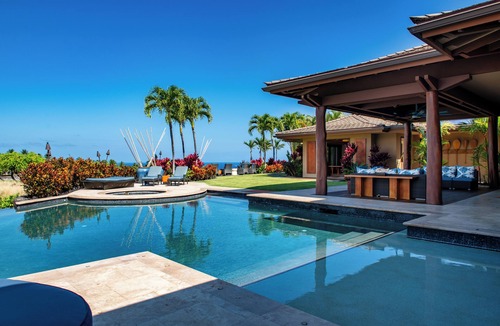 Kaupulehu House | Luxury Estate at Hualalai Resort -Sweeping Ocean and Golf Course Views