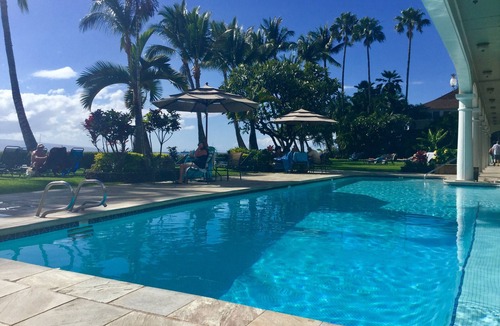 Historic Lahaina Front Street Condo | MAUI LAHAINA SHORES #105 OCEAN-BEACH FRONT SUITE 1 BED, 2 BATH GROUND FLOOR