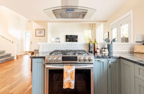 Sequim House | Olympic Forager House + Cabin on tranquil Sequim Bay with hot tub & kayaks