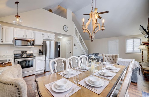 Albrightsville Ski Chalet | Poconos Hideaway Hot Tub, Zen Garden & Fire Pit, hiking and water parks nearby.