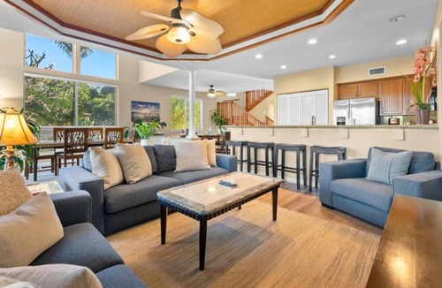 Kamuela Villa | Private Mauna Lani Golf Villa Beach Club Access, Bikes, Pool & Lanai BBQ