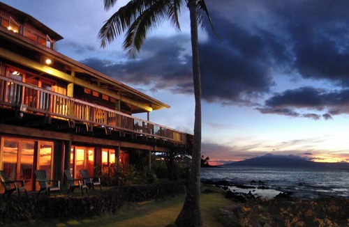 Napili Villa | Private Ocean Front Villa on Turtle Cove, Napili. Spectacular views. 5BR, A/C