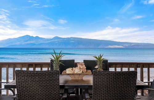 Napili Villa | Private Ocean Front Villa on Turtle Cove, Napili. Spectacular views. 5BR, A/C