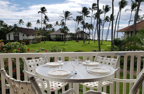 Poipu Condo | Remodeled Kiahuna Ocean View Condo with A/C, Close to the Beach! No cleaning fee