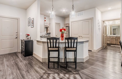 Farmers Branch Apartment | Ruby Rose Retreat🌹 w/Poolside view+ Fast WiFi