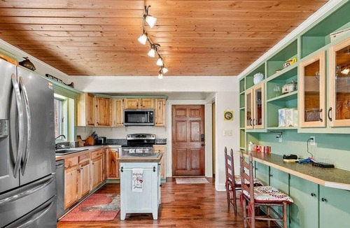 Mills River House | Serenity is a 2 acre retreat. Come get lost in the forest & the babbling creeks!