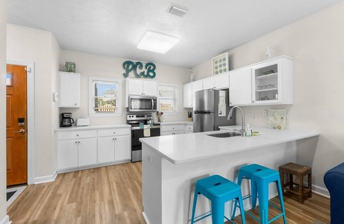 Bel Air House | Steps to the Beach! Townhome w/Pool, 2-Car Garage & Lagoon Access
