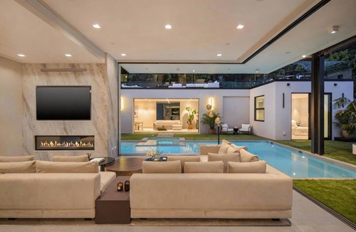 Bel Air House | Stone Canyon - Bel Air Architectural Icon w/Pool, Spa & Guest House