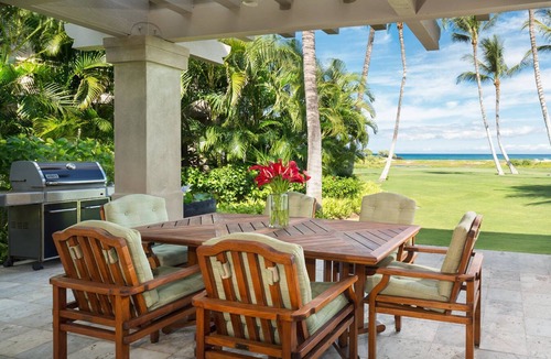Kaupulehu Condo | Stunning Ocean Views - Hualalai Resort- 18th Fairway - Prime Location - Golf Cart Included