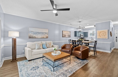 Central Myrtle Beach Apartment | Sun, Sand & Fairways Relaxing 2BR Escape