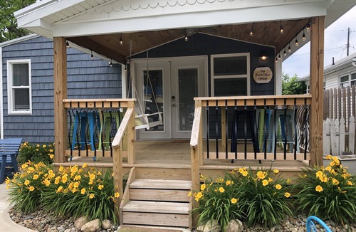 Geneva-on-the-Lake Cottage | Tucker’s Beach Glass Cottage with lake view.