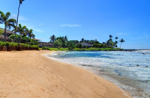 Poipu House | Villa Kai Lani By Parrish Kauai - stunning oceanfront home w/pool, spa & AC has