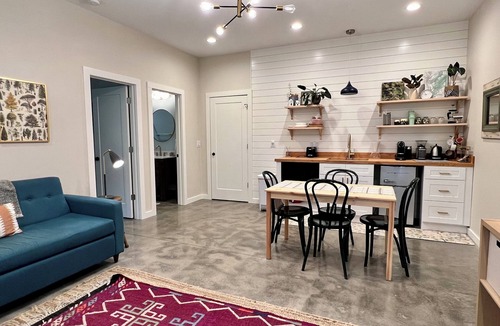 Asheville Apartment | Walkable West Asheville Retreat - Sunny porch - Family Pet Friendly
