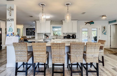 Crystal Shores House | Waterfront Oasis w/Heated Pool & Tiki Bar-kayaks-close to springs-we have some open weekends in June 2026!