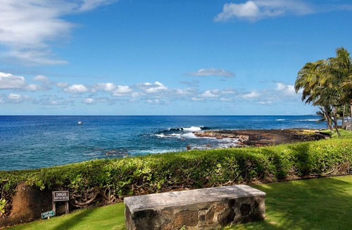 Poipu Condo | Whalers Cove #137 By Parrish Kauai: oceanfront condo w/sprawling ocean views! h
