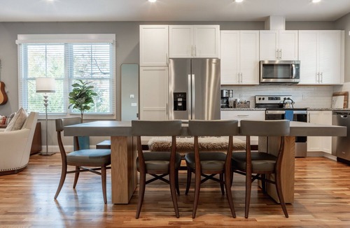 Woodfin Villa | Wildwood Flower | Pet-friendly 4BR Home | Asheville | Hot Tub