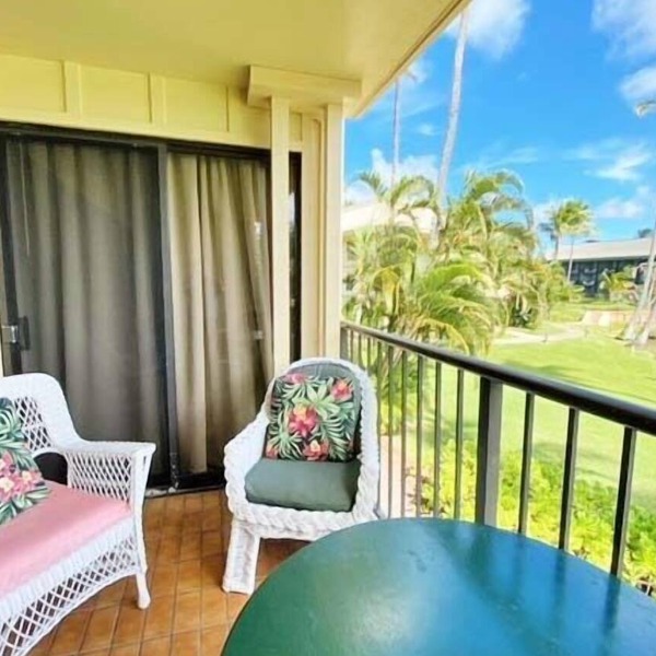 Kauai Beach Villas D-9 . Centrally located . & Lagoon view in Lihue