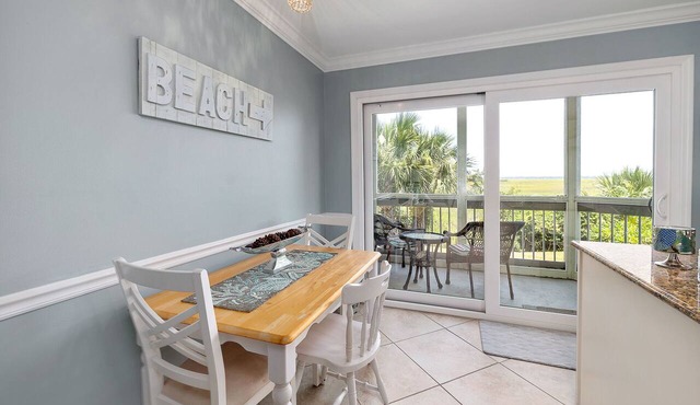 2 bed/2 bath marsh front unit in Sea Palms