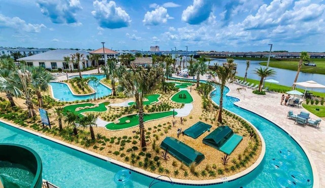 5BR Near Disney & Universal Private Pool Free Heat Pet Friendly Playpen