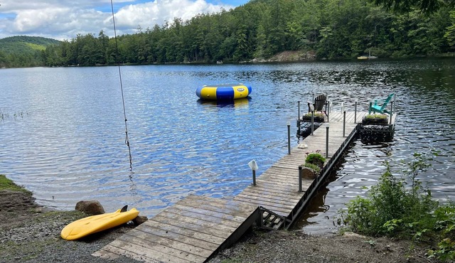 Adirondack lakefront home on 40 acres in Warrensburg