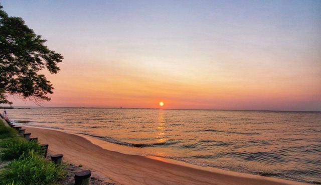 Amazing views from your beach front home. Over a mile of beach to explore! in Huntingtown