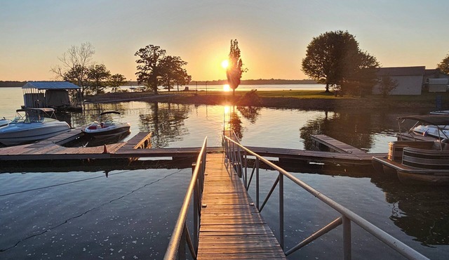 Beautiful Lakefront Property with Private Dock and the Best View! in Vinita