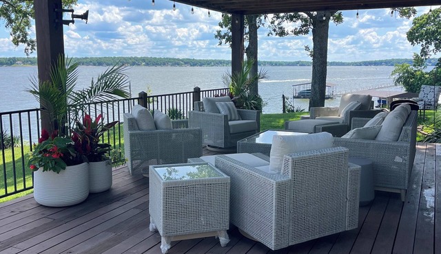 BLUE SKY RETREAT Awesome 180 degree view of the lake private dock 1800 foot dec in Afton