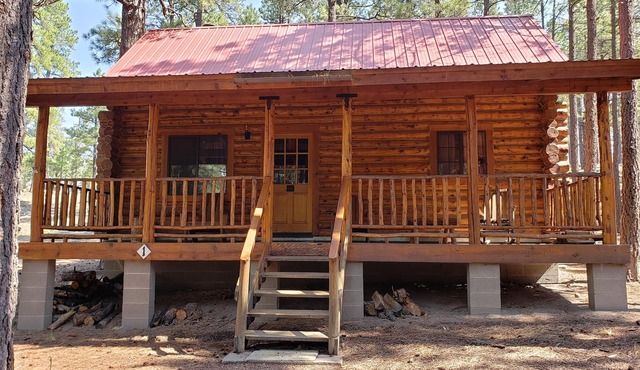 Circle Pine Ranch-"The Real Log Cabin Experience" in Alpine