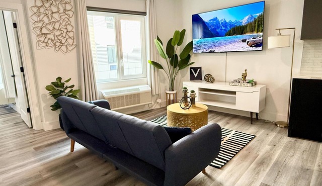 Cozy Chic 1 Bdrm King Suite - mins to NYC, MetLife